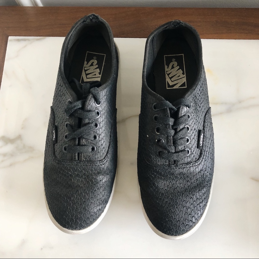 VANS Snakeskin-Effect Embossed Sneakers